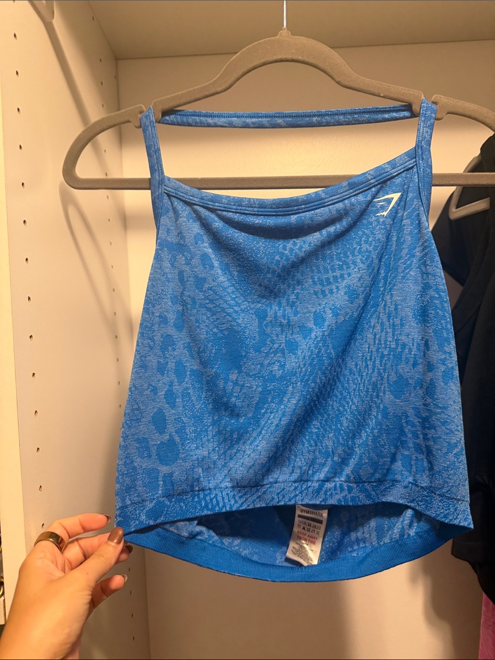Gymshark Blue animal Sports Tank